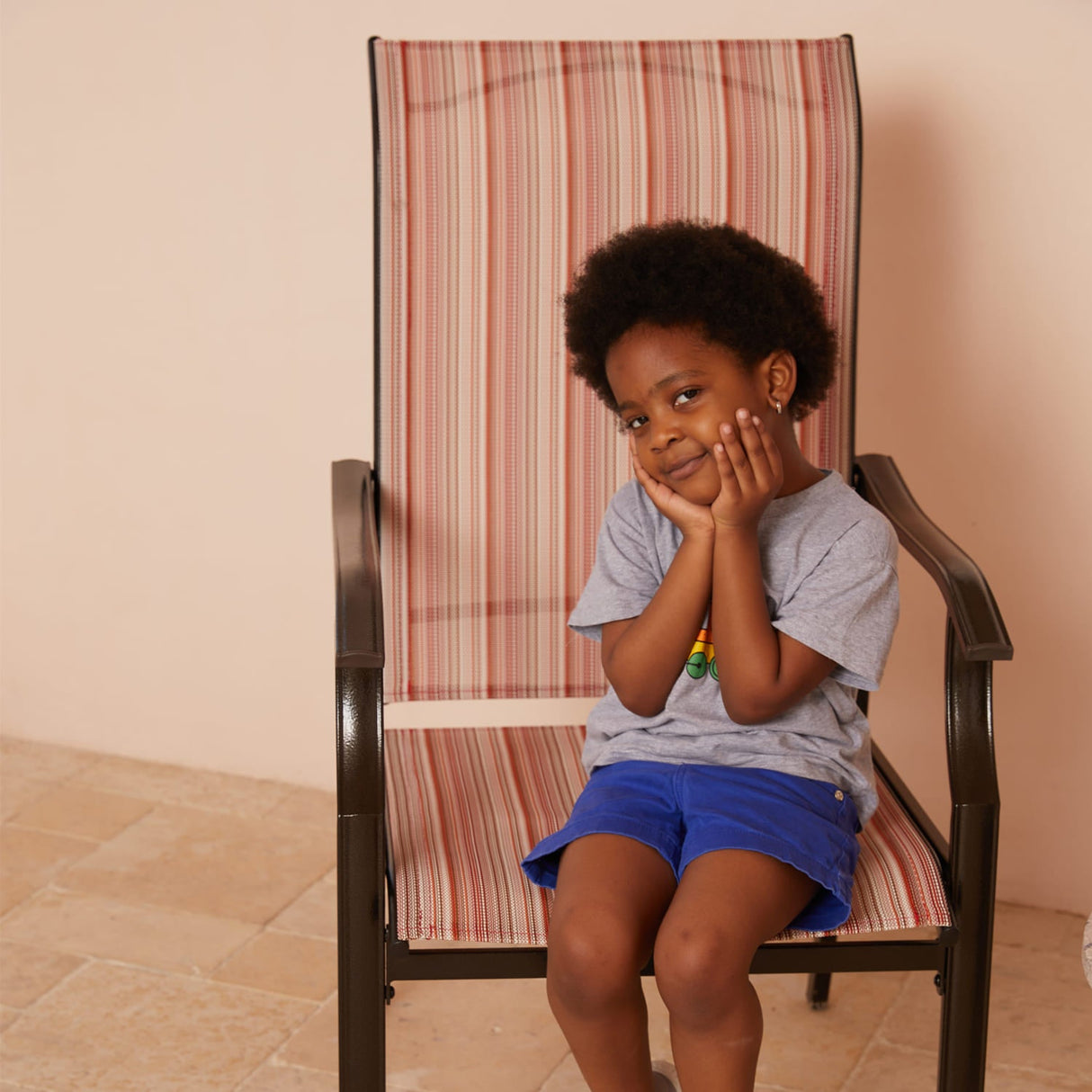 Vicllax Patio Sling Dining Chair, Large Outdoor Sling Chair, Set of 2/4/6