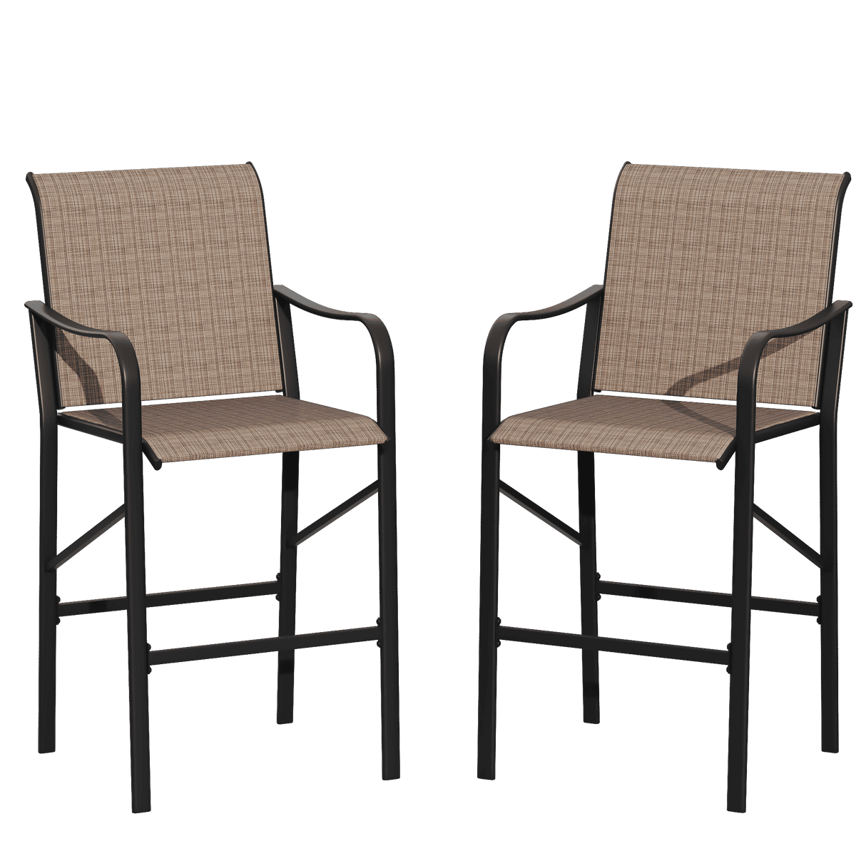 Vicllax High Bar Stool, High Top Tall Bar Chairs for Porch Deck Balcony