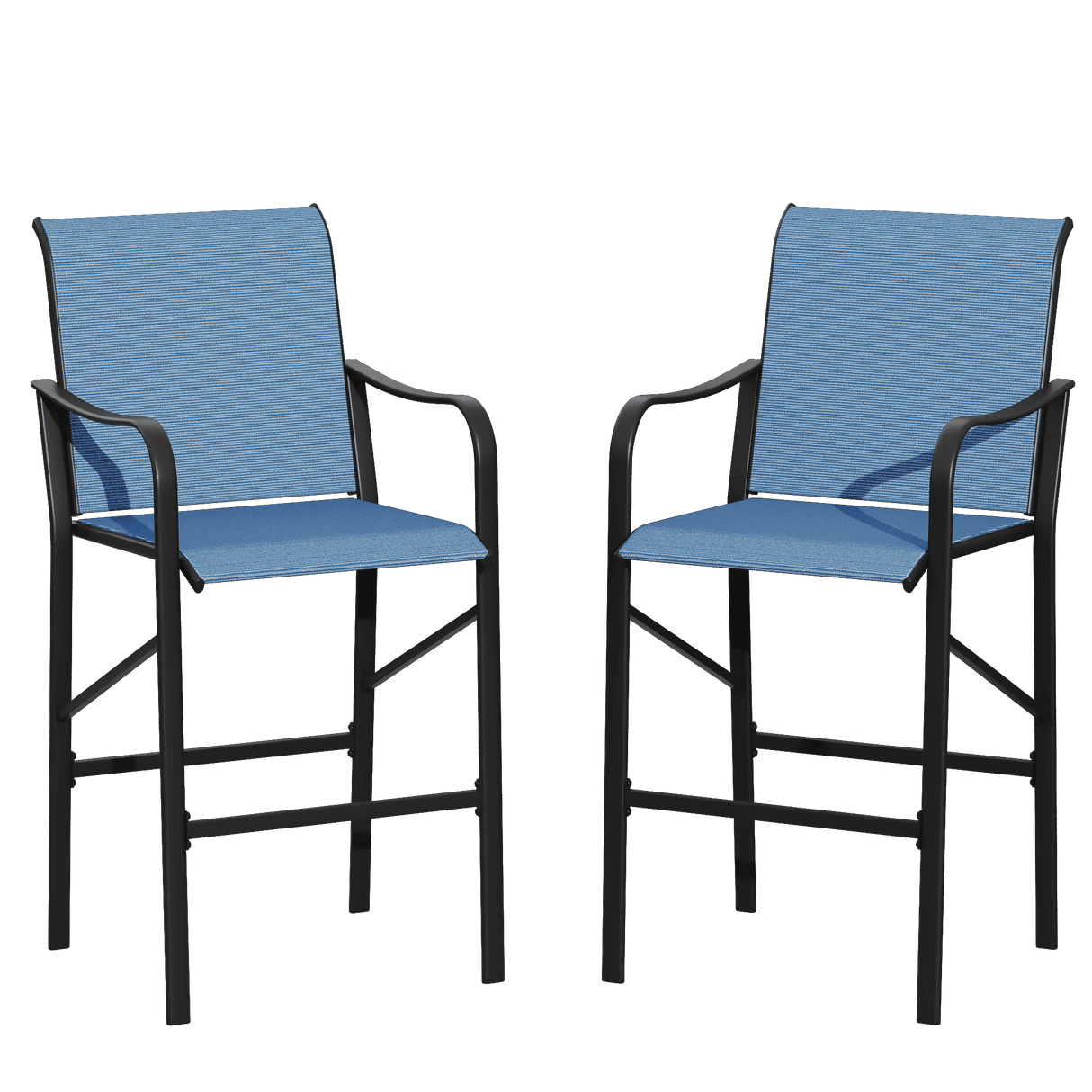 Vicllax High Bar Stool, High Top Tall Bar Chairs for Porch Deck Balcony