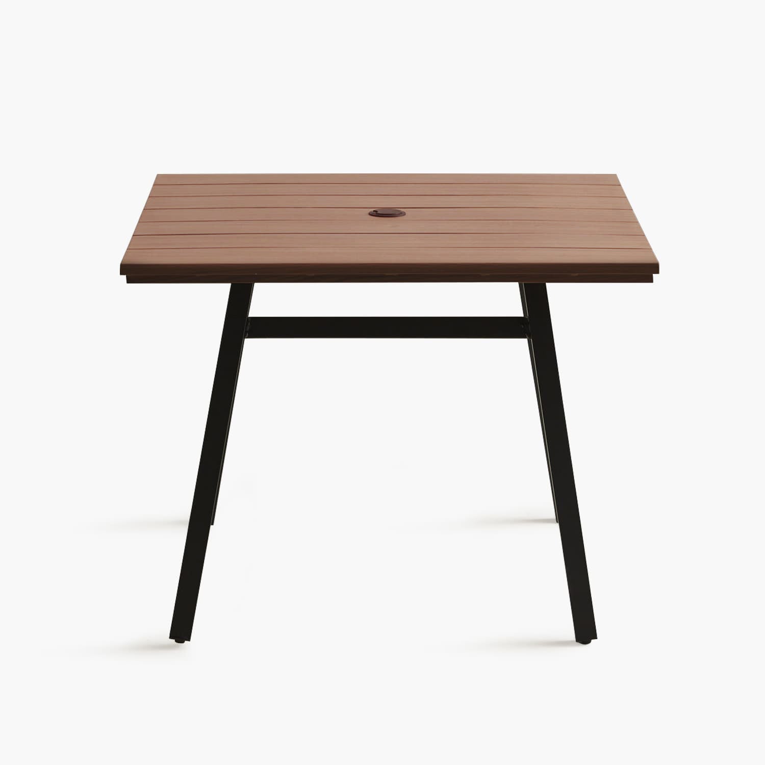 outdoor metal dining table