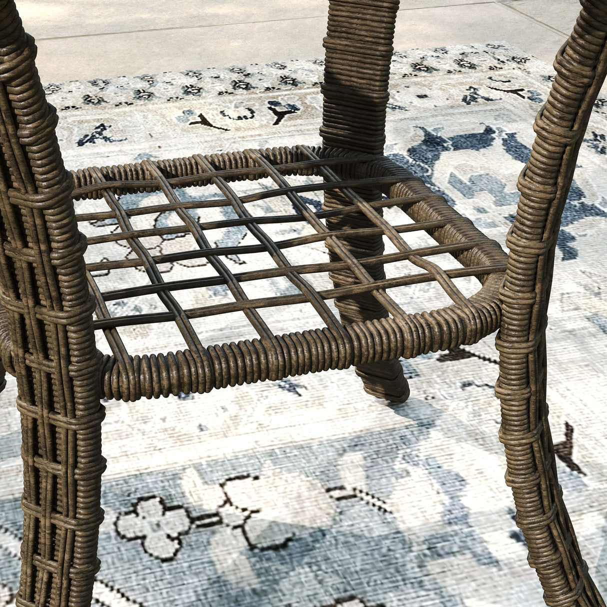 Vicllax Patio Sofa, Wicker Swivel Sofa Chairs, Rattan Sun-Drenched Lounge Seating