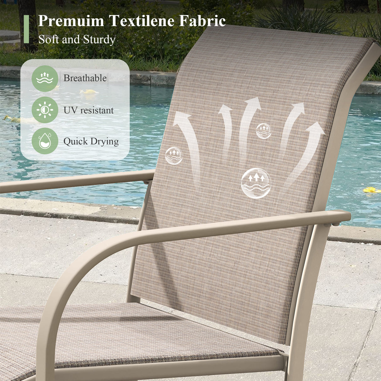 VICLLAX 11-Pcs Outdoor Dining Set, 63” Round Metal Table with Umbrella Hole & 10 Stackable Chairs