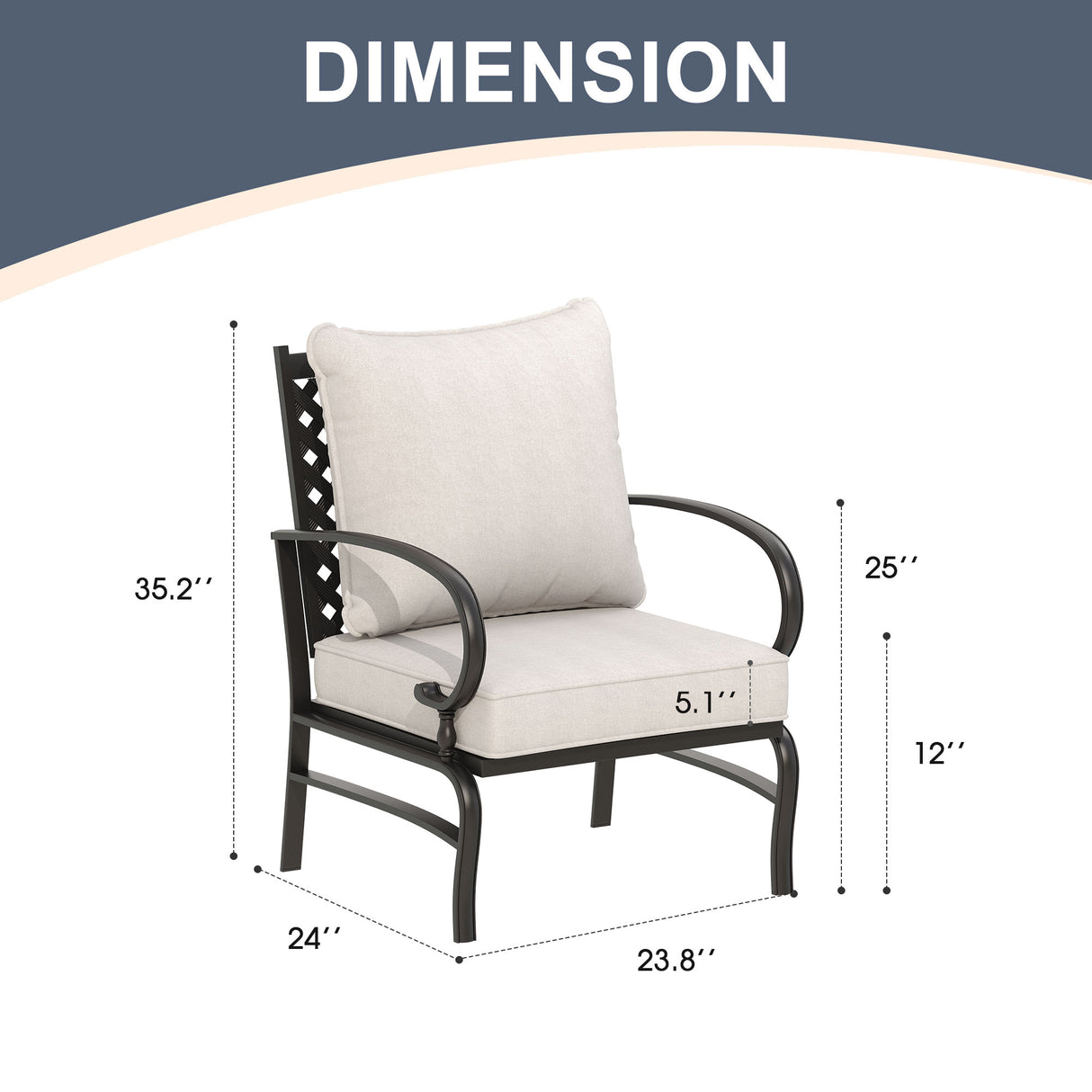 Vicllax Outdoor Patio Conversation Sofa, Love Seat Glider, and Swivel Chairs