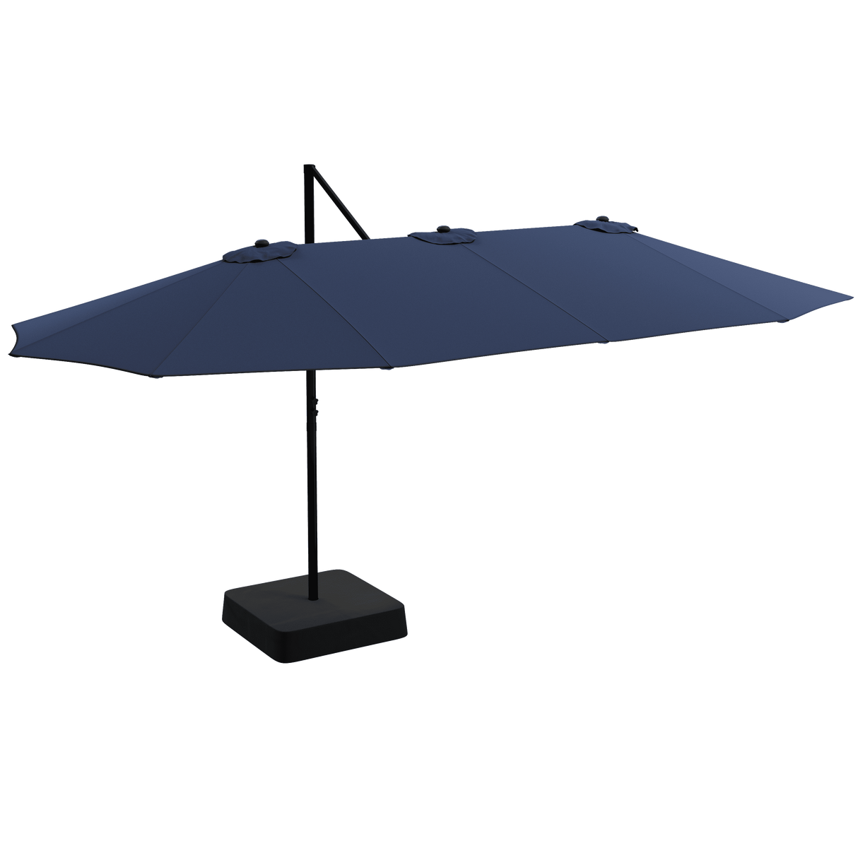 VICLLAX 13FT Large Double-Sided Patio Umbrella