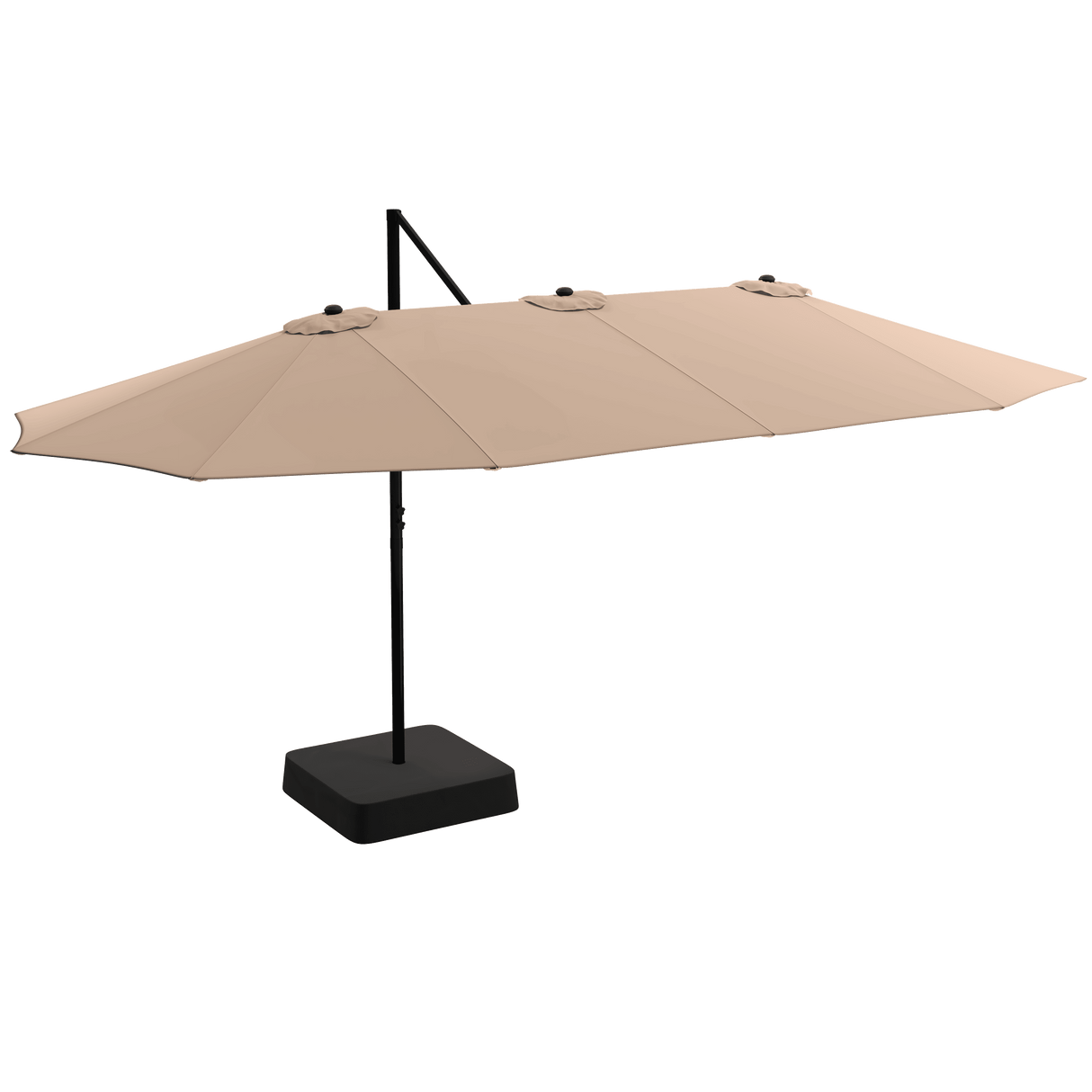 VICLLAX 13FT Large Double-Sided Patio Umbrella