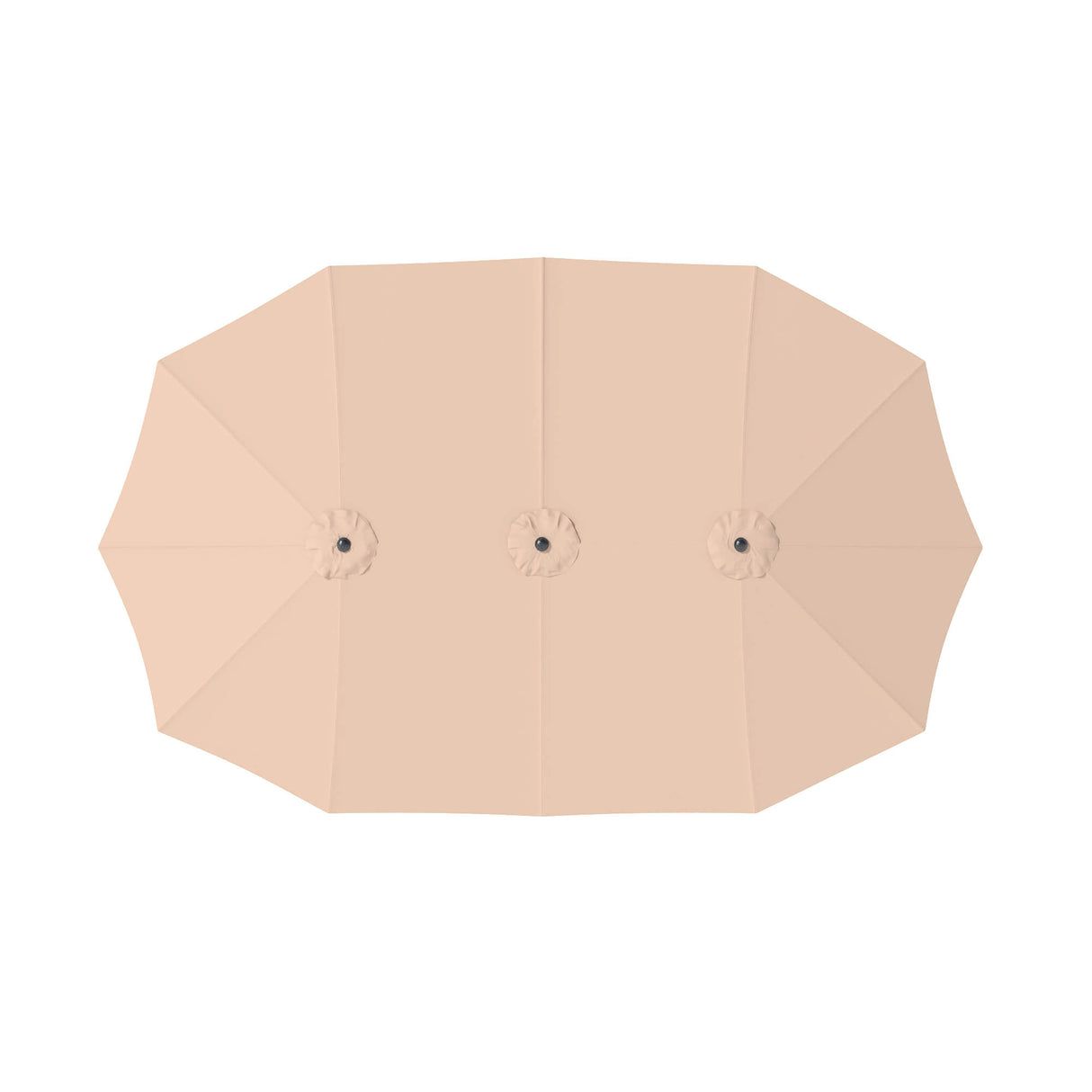 Vicllax Horizon 13ft Double-Sided Patio Umbrella with Heavy-Duty Base