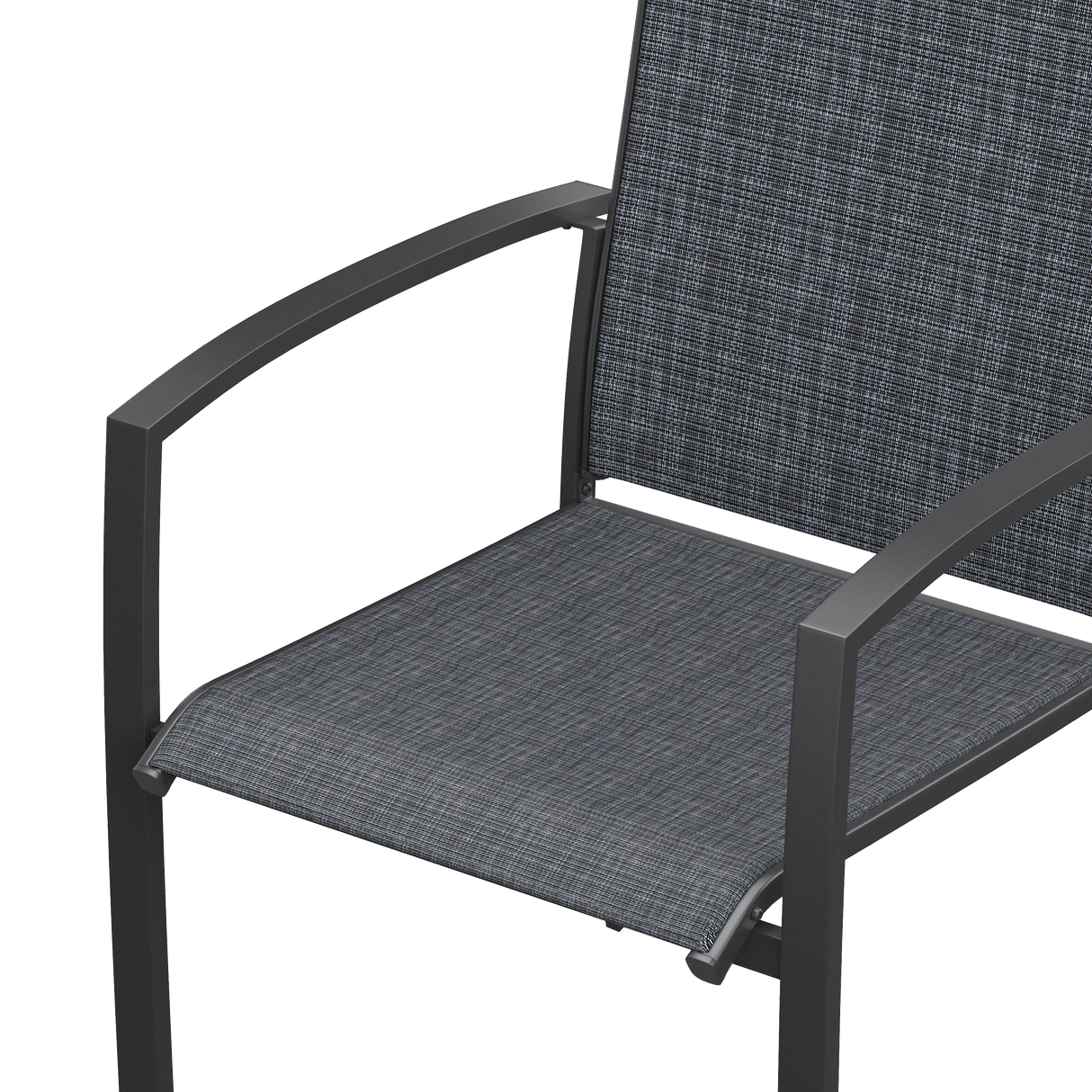 Vicllax Skyline Stackable Outdoor Dining Chair, Set of 2/4