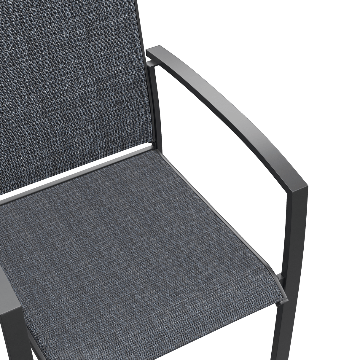 Vicllax Skyline Stackable Outdoor Dining Chair, Set of 2/4