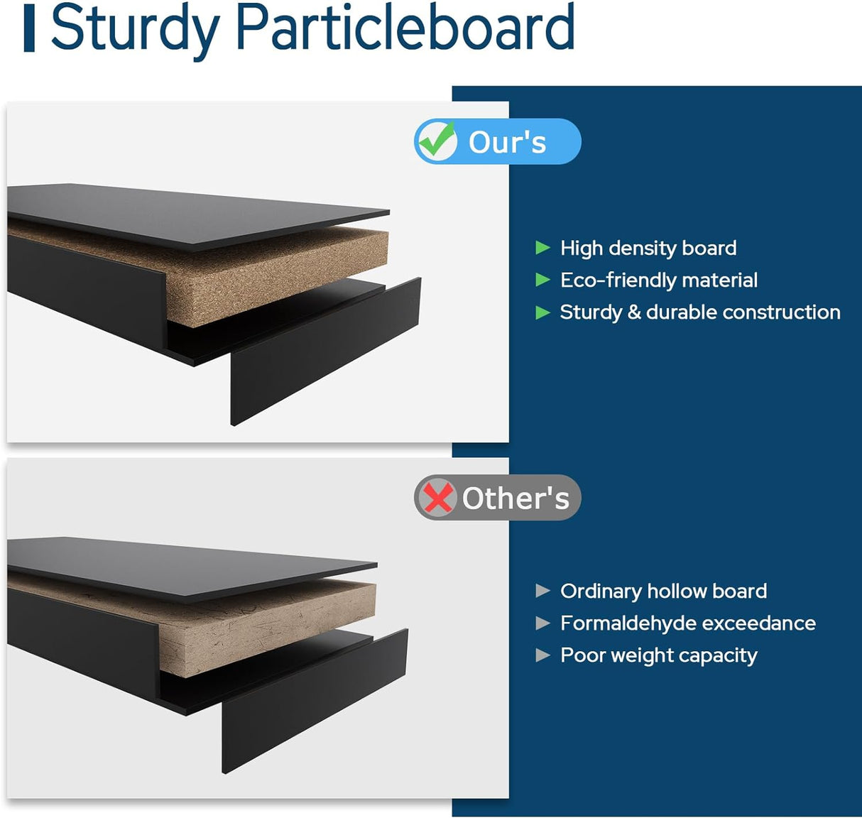 Vicllax Librería de Madera, Estantería Abierta Ajustable en Altura de 4/5 Estantes para Oficina en casa