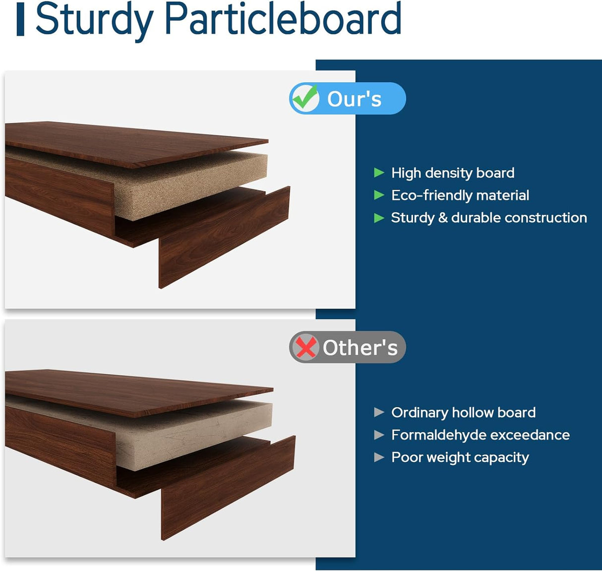 Vicllax Librería de Madera, Estantería Abierta Ajustable en Altura de 4/5 Estantes para Oficina en casa