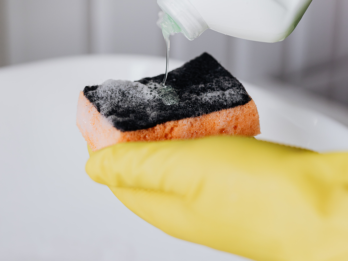 clean outdoor furniture