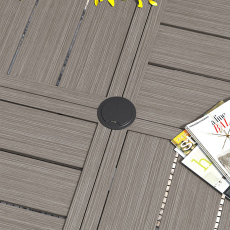 Vicllax 59.8" Patio Round Dining Table Set of 8, Metal Dining Table and Swivel Dining Chairs