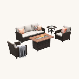 Juego de sofás seccionales