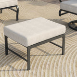 Vicllax Outdoor Patio Conversation Sofa, Love Seat Glider, and Swivel Chairs