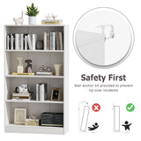 Vicllax Wooden Bookcase, 3/4/5 Shelf Display Open Bookshelves for Home Office