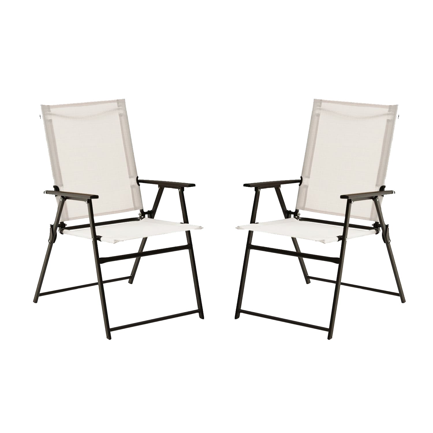 Vicllax Outdoor Folding Chairs, Patio Lawn Garden Chair Set of 2/4/6