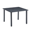 Vicllax Outdoor Patio Metal Dining Table for 4/6