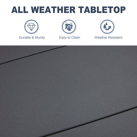 VICLLAX 3 Pieces Outdoor Dining Set, Set of 2 Patio Swivel Dining Chairs and 28" Square Table