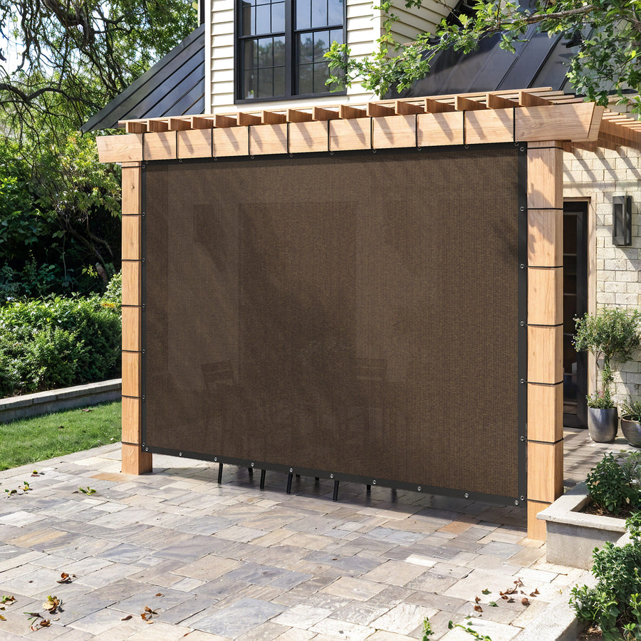 Vicllax 90% Shade Cloth Sun Shade Privacy Panel with Reinforced Gromme ...