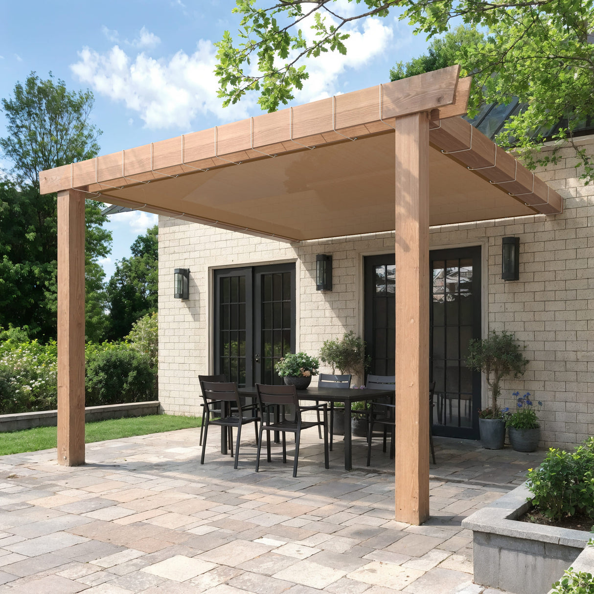 Vicllax 90% Shade Cloth Sun Shade Privacy Panel with Reinforced Grommets