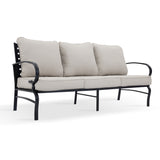 Vicllax Outdoor Patio Conversation Sofa, Love Seat Glider, and Swivel Chairs