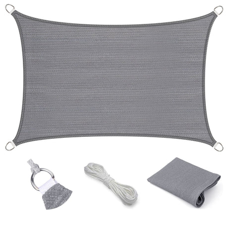 Vicllax Tela para sombra solar 90% de tamaño personalizado, tela para sombra, panel de privacidad para sombra 