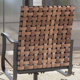 Vicllax Harmony 360-Degree Swivel Outdoor Armchair, Set of 2