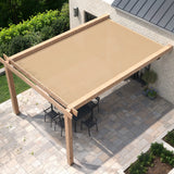 Vicllax 90% Shade Cloth Sun Shade Privacy Panel with Reinforced Grommets