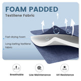 Vicllax Patio Padded Swivel Dining Chairs with Textilene Deep Seating and Armrest