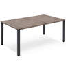 Vicllax Outdoor Patio Metal Dining Table for 4/6