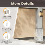 Vicllax Outdoor Sun Blocking Roller Shade, Patio Roll Up Shade Blinds