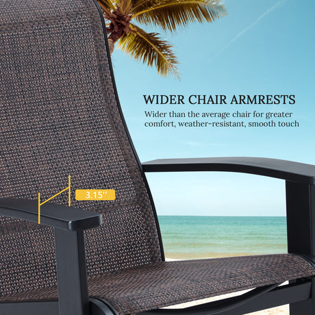 Vicllax Adirondack Chair, Weather-Resistant Outdoor Furniture Lawn Chair