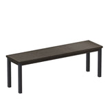 Vicllax 51" Outdoor Bench for Lawn Garden, Backless Patio Garden Bench