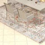 Vicllax 9 Pieces Outdoor Sandshell Dining Set with 59" Square Dining Table and Stackable Chair