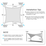 Vicllax Custom Sized 90% Sun Shade Fabric, Shade Cloth, Shade Privacy Panel
