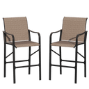 Vicllax High Bar Stool, High Top Tall Bar Chairs for Porch Deck Balcony