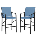 Vicllax High Bar Stool, High Top Tall Bar Chairs for Porch Deck Balcony