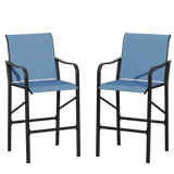 Vicllax High Bar Stool, High Top Tall Bar Chairs for Porch Deck Balcony