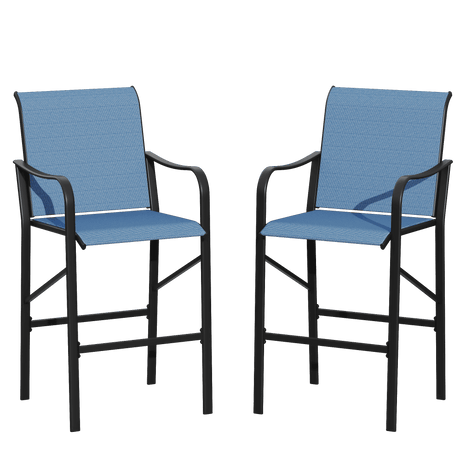 Vicllax High Bar Stool, High Top Tall Bar Chairs for Porch Deck Balcony