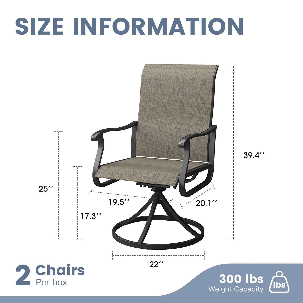Vicllax 7/9 Pieces Outdoor Dining Set, Metal Round Dining Table and Premium Swivel Chairs