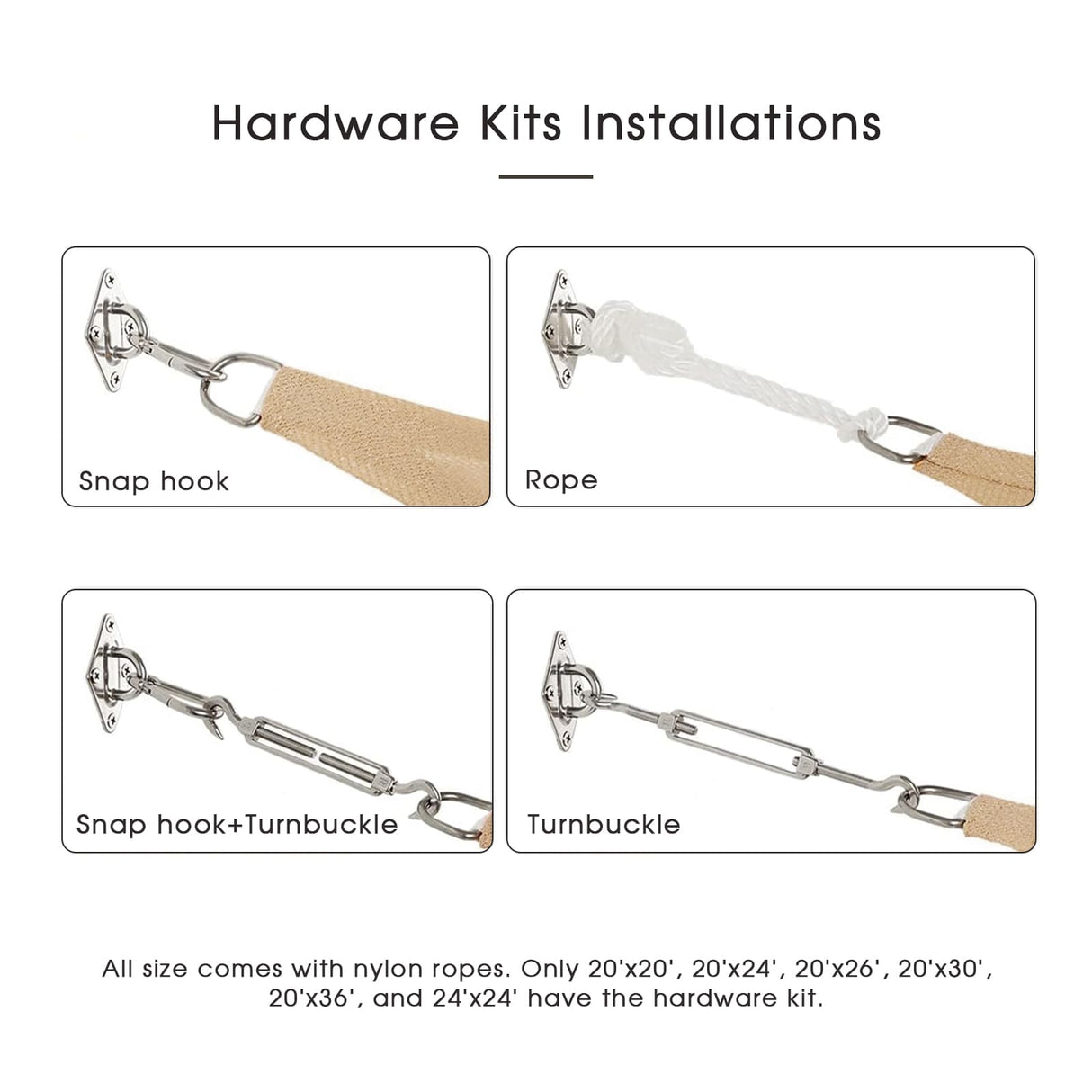 Vicllax Custom Color 90% Triangle Sun Shade Sail, Shade Fabric Shade Cloth