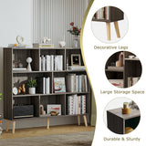 Vicllax Open Bookshelf with Legs, Storage Cube Floor Standing Display Shelf