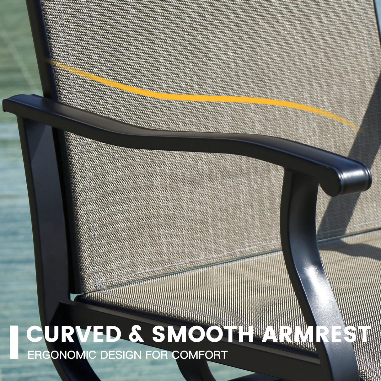 Vicllax Outdoor Dining Table Set of 4/8, Plastic Round Table 41.7" / 56.3" with Swivel Dining Chairs