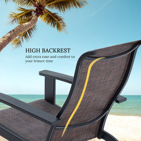 Vicllax Adirondack Chair, Weather-Resistant Outdoor Furniture Lawn Chair