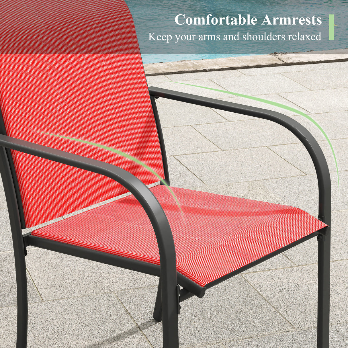 VICLLAX 11-Pcs Outdoor Dining Set, 63” Round Metal Table with Umbrella Hole & 10 Stackable  Chairs