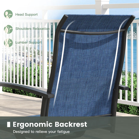 Vicllax Juego de comedor para patio de 5 piezas, mesa de comedor redonda de 42" y sillas giratorias para exterior 