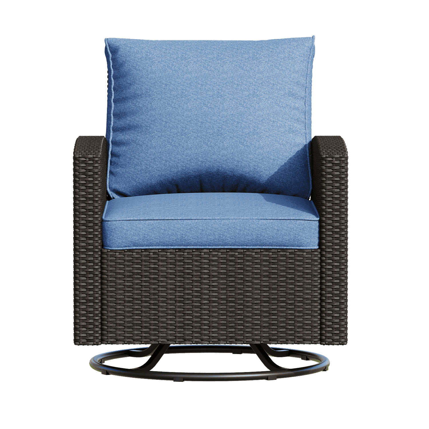 Vicllax Outdoor Seating, Wicker Outdoor Chairs, Loveseat, 3-Seater, Patio Furniture