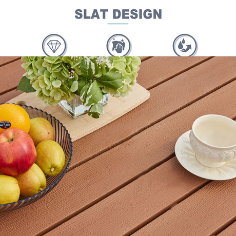 Vicllax Outdoor Dining Table Set of 4/8, Plastic Round Table 41.7" / 56.3" with Swivel Dining Chairs