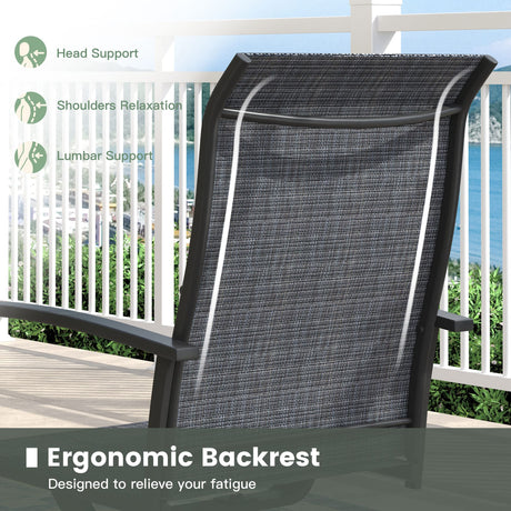 Vicllax Juego de comedor para patio de 5 piezas, mesa de comedor redonda de 42" y sillas giratorias para exterior 