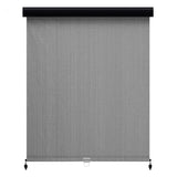 Vicllax Outdoor Retractable Spring Pull Roller Shade, Patio Exterior Cordless Blinds